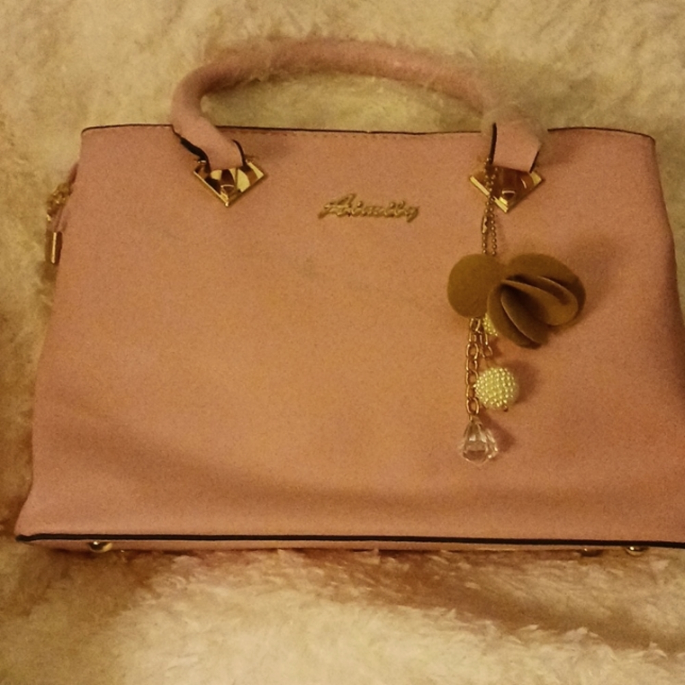 Bubble gum pink purse